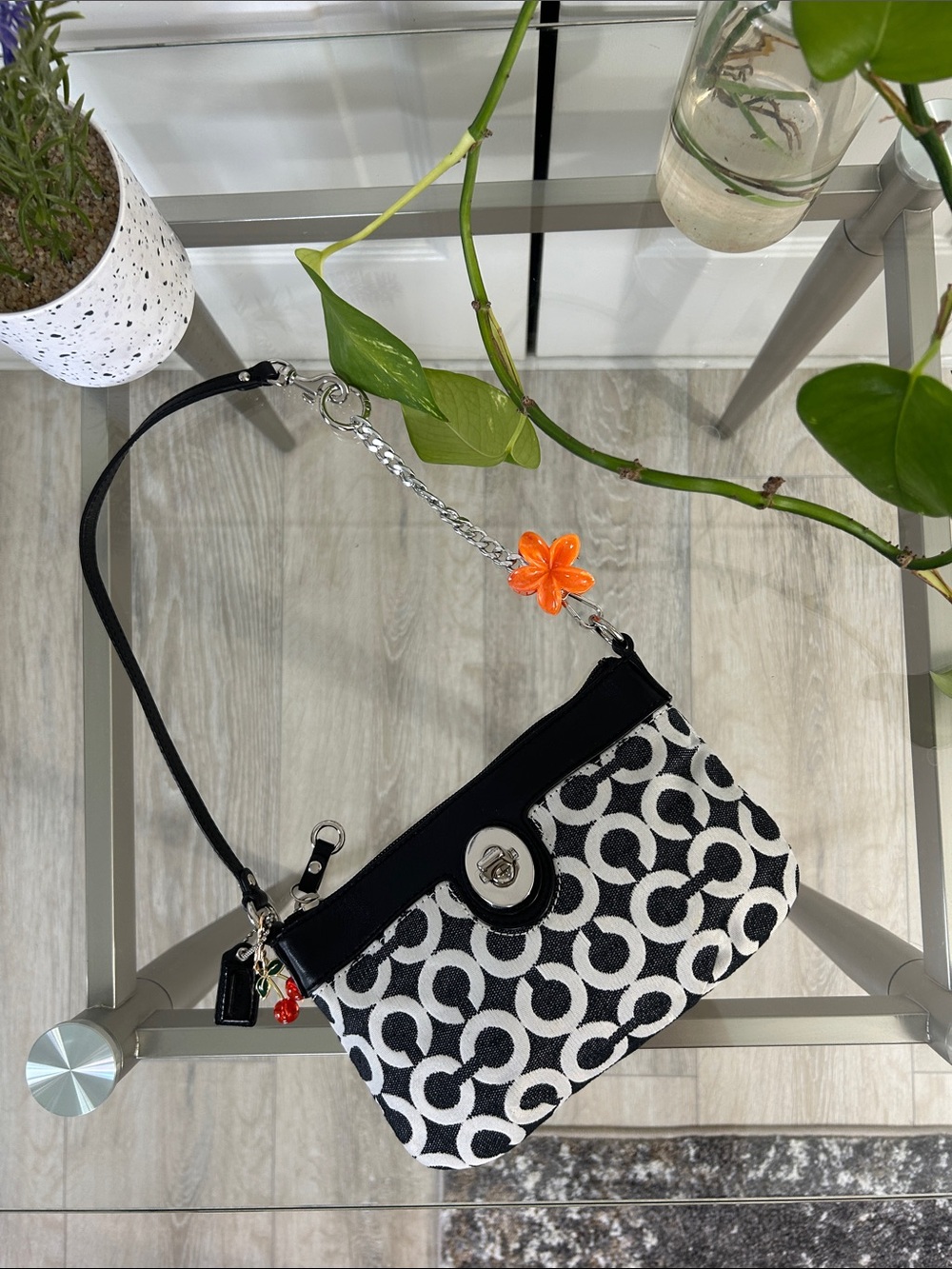 Coach Vintage Signature Pattern Mini Bag - Picture 7 of 11